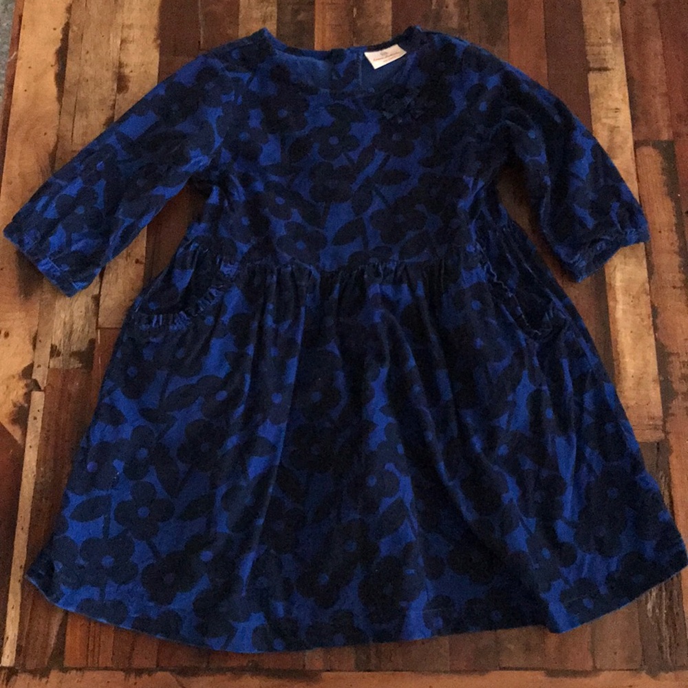 Hanna Andersson Small Wale Corduroy Dress, Sz120